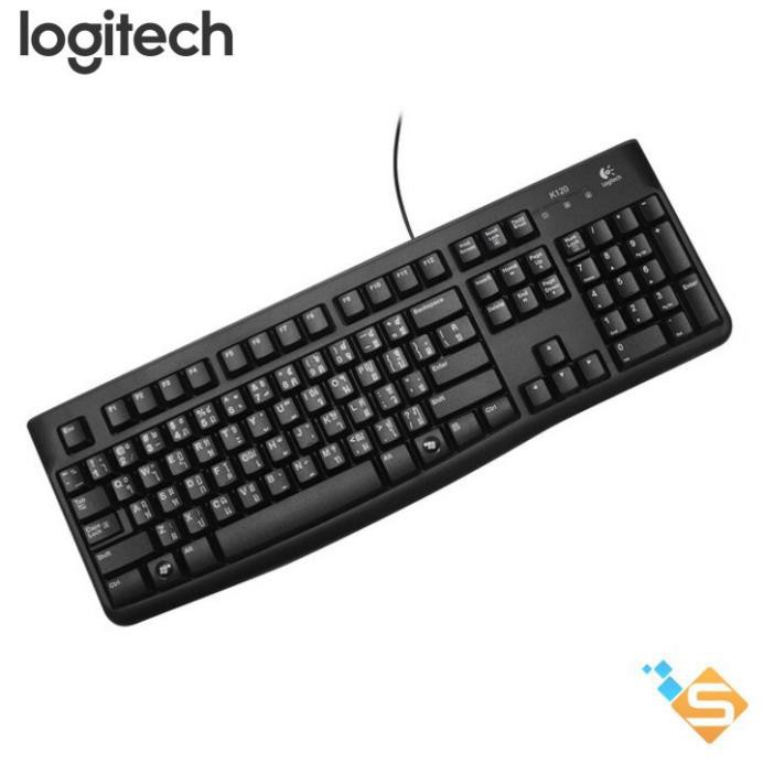 Bàn phím có dây Logitech K120 - Hãng Phân Phối - Bảo Hành 3 Năm