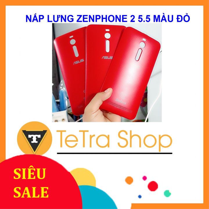 NẮP LƯNG ZENPHONE 2 5.5 MÀU ĐỎ