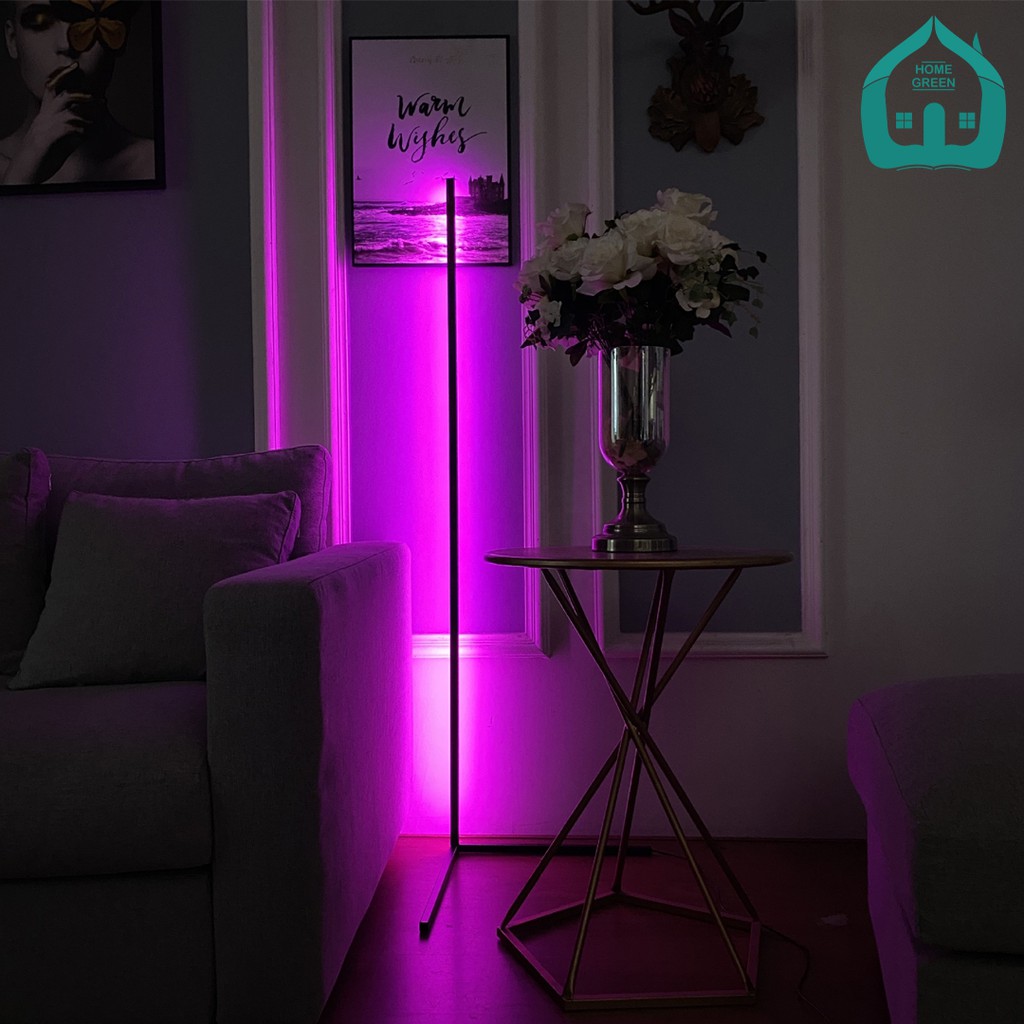 Đèn Led góc tường, bảo hành 2 năm, đèn led đứng RGB trang trí, livestream, dùng app, nháy theo nhạc