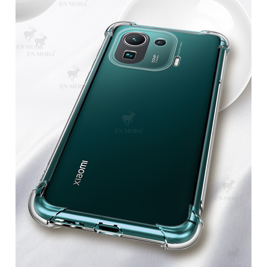 ỐP XIAOMI MI 11 PRO DẺO TRONG LỒI 4 GÓC HẠN CHẾ Ố VÀNG