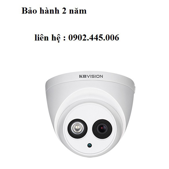 Camera 2MP 4 trong 1 KBVISION KX-2004CA Tích hợp sẵn micro,Hỗ trợ truyền tải âm thanh trên cáp đồng trục