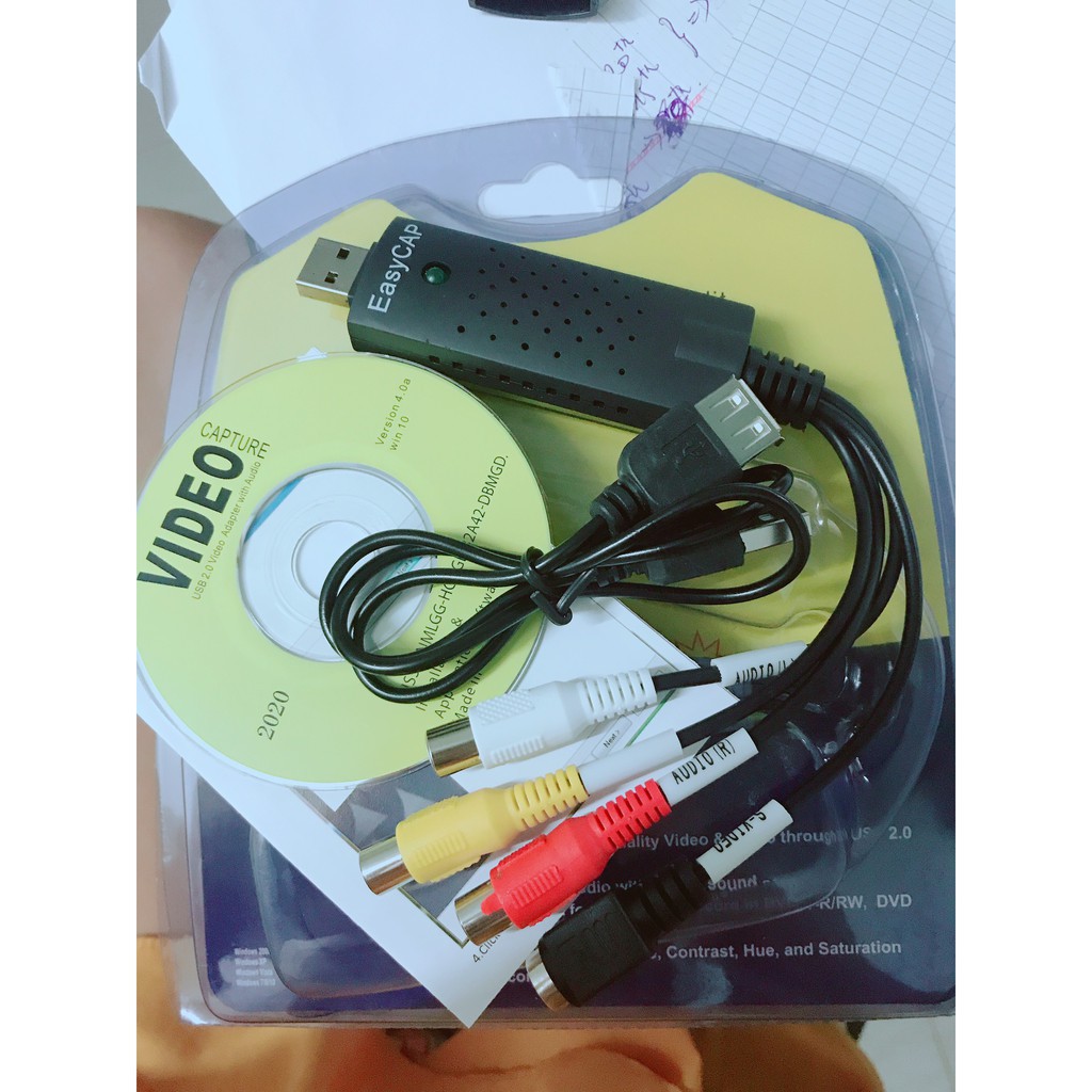 EASYCAP Chuyển từ USB ra AV - Svideo, Lưu hình từ Camera
