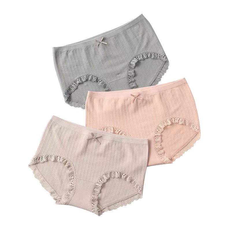 Quần lót cotton thun cỡ lớn siêu co dãn M1