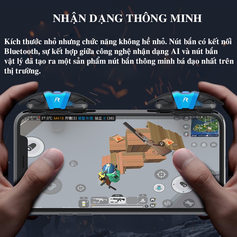 Nút bắn thông minh Rawm EDGE - Nút bắn hỗ trợ nhận dạng ghìm tâm AI  FTMOBILE