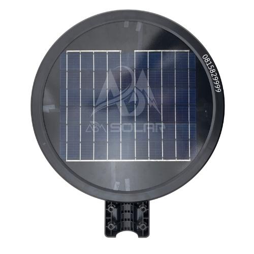 [200W]Đèn Năng Lượng Mặt Trời Liền Thể Tròn Tích Điện Tấm Pin, Chống Nước IP66,Cảm Biến Chuyển Động ,LED Siêu Sáng - ABM