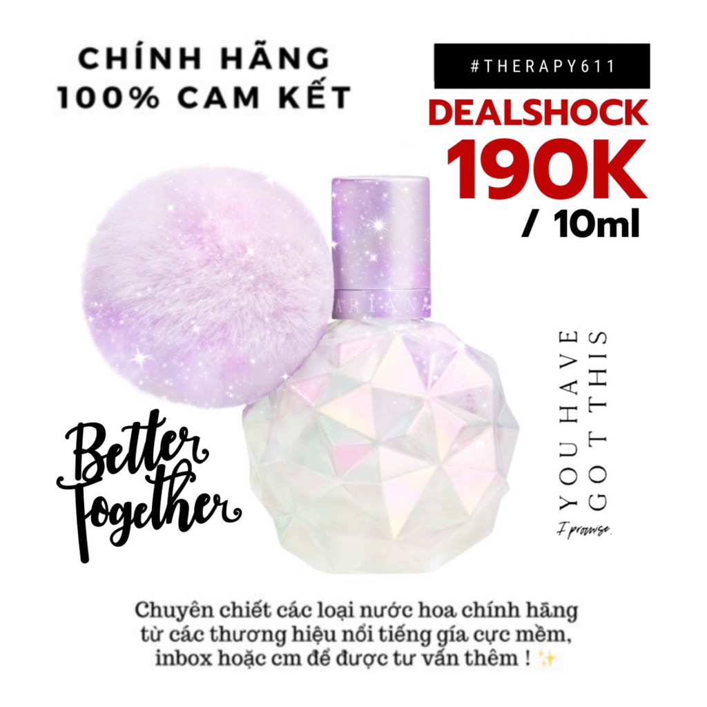 [𝗦𝗔𝗟𝗘]..::✨ Mẫu Thử Nước hoa nữ Moonlight by Ariana.Grande 5ml/10ml/20ml ✨::..