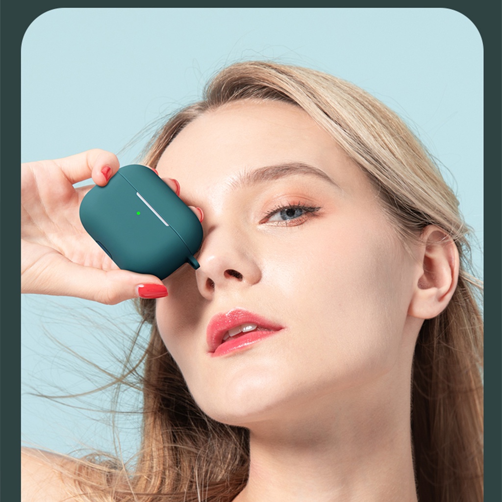 Vỏ Bảo Vệ Hộp Sạc Tai Nghe compatible AirPods Pro 3 Apple Bluetooth Không Dây