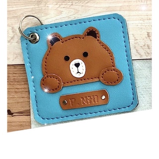 Móc khoá gấu nâu, gắn chìa khoá gấu brown