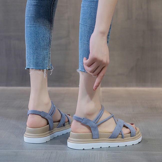 Xăng đan Đế Dày Thời Trang Mùa Hè Phong Cách Roman Hàng Mới Dành Cho Bạn Nữ 2022