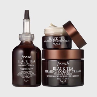[Có bill, 💯 auth ] Set dưỡng da Fresh Black tea firming trio gồm 3 món