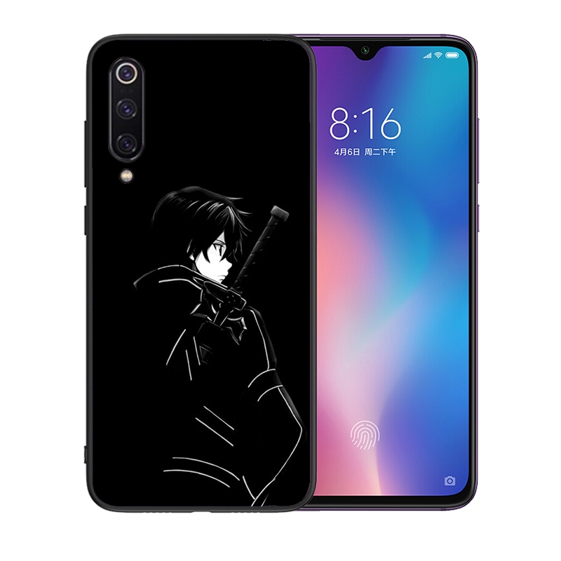 Ốp Lưng Họa Tiết Sword Art Online Thời Trang Cho Xiaomi Mi 6 Mi 8 9 Se Mi Cc9 F1 Mix 2s Max 3