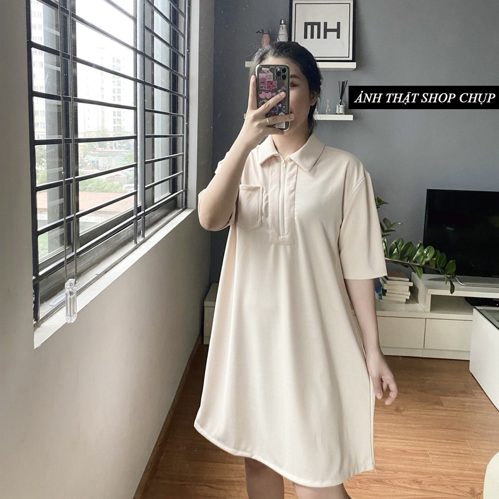 Đầm Suông ⚡️𝐁𝐈𝐆𝐒𝐈𝐙𝐄⚡️ Váy Dáng Suông Cỡ Lớn Xinh Xắn Trẻ Trung Năng Động Che Khuyết Điểm | BigBuy360 - bigbuy360.vn