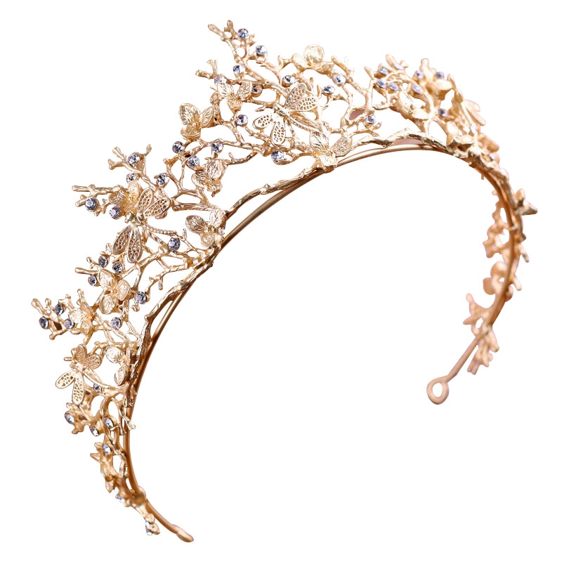 Vương Miện Mạ Vàng Sang Trọng Phong Cách Vintage