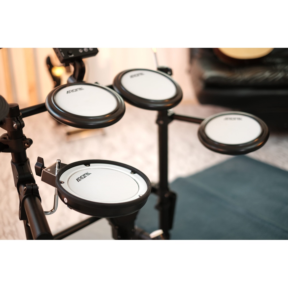 Trống điện tử AROMA TDX-16S - Bản Nâng Cấp Giống Trống Cơ - Bảo Hành 6 Tháng - Tặng Kèm Dùi &amp; Ghế Trống Aroma