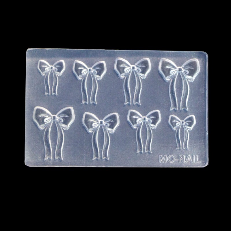 10m Khuôn Làm Móng Hình Nơ Nhỏ Bằng Silicone