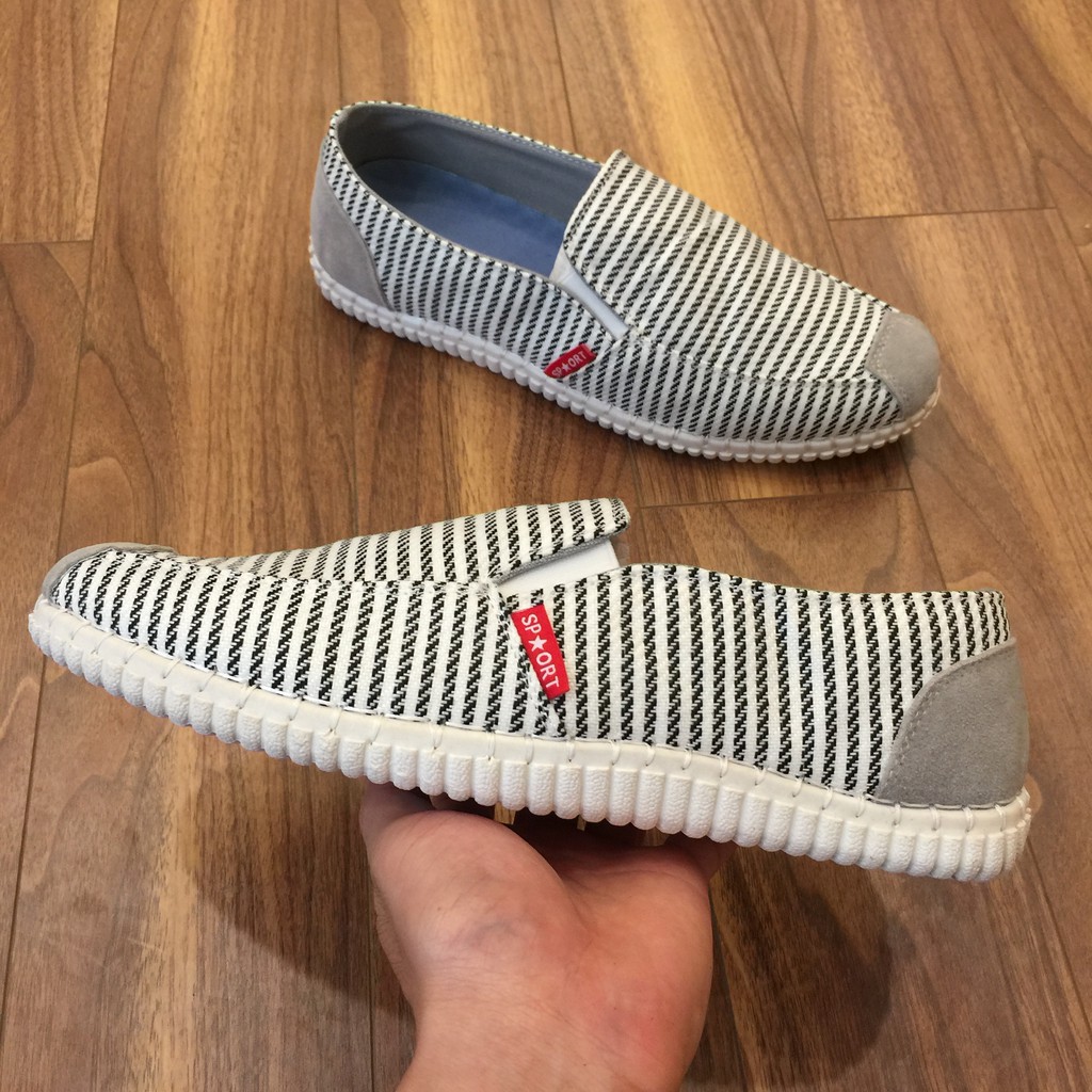 GIÀY LƯỜI KẺ NGANG SPORTMAN - L126 | BigBuy360 - bigbuy360.vn