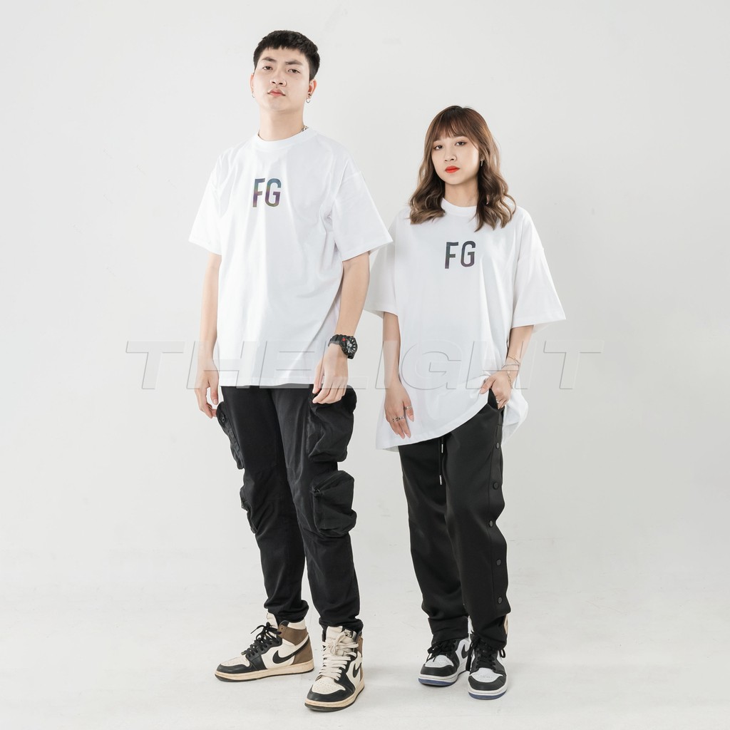 Áo thun tay lỡ FEAR OF GOD FOG mainline FG phông Unisex nam nữ Premium Cotton oversize form rộng | BigBuy360 - bigbuy360.vn