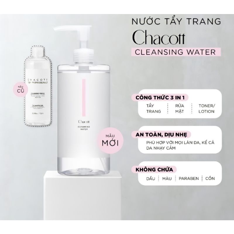 Nước Tẩy Trang Chacott Micellar Water