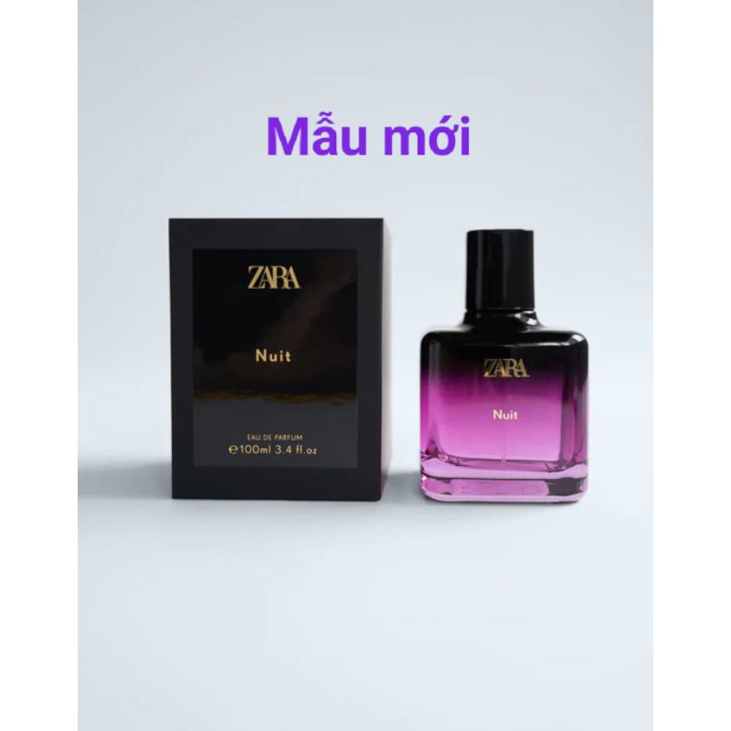 CÓ BILL SPAIN Nước Hoa ZARA NUIT EDP 100ml full box mẫu mới 2022