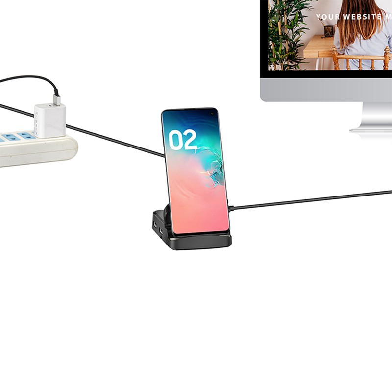 Dock Sạc W4Vn 8 Trong 1 Usb C Cho Samsung Huawei | BigBuy360 - bigbuy360.vn