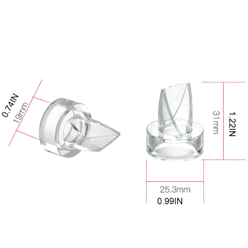 Van mỏ vịt bằng silicone thay thế cho máy hút sữa em bé