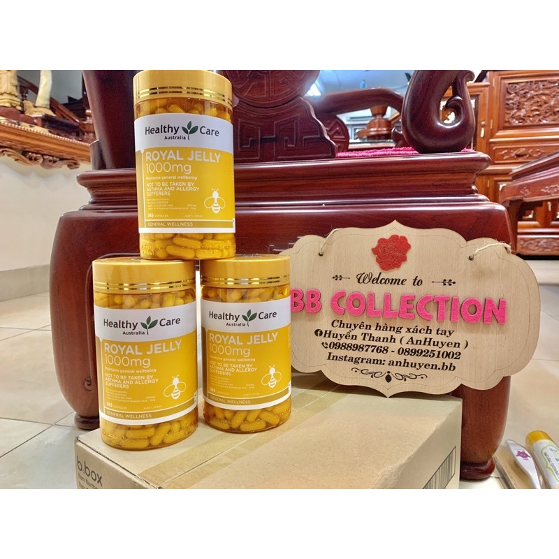(Tem Chemist) Viên uống sữa ong chúa Royal Jelly, 365 viên - Mẫu mới