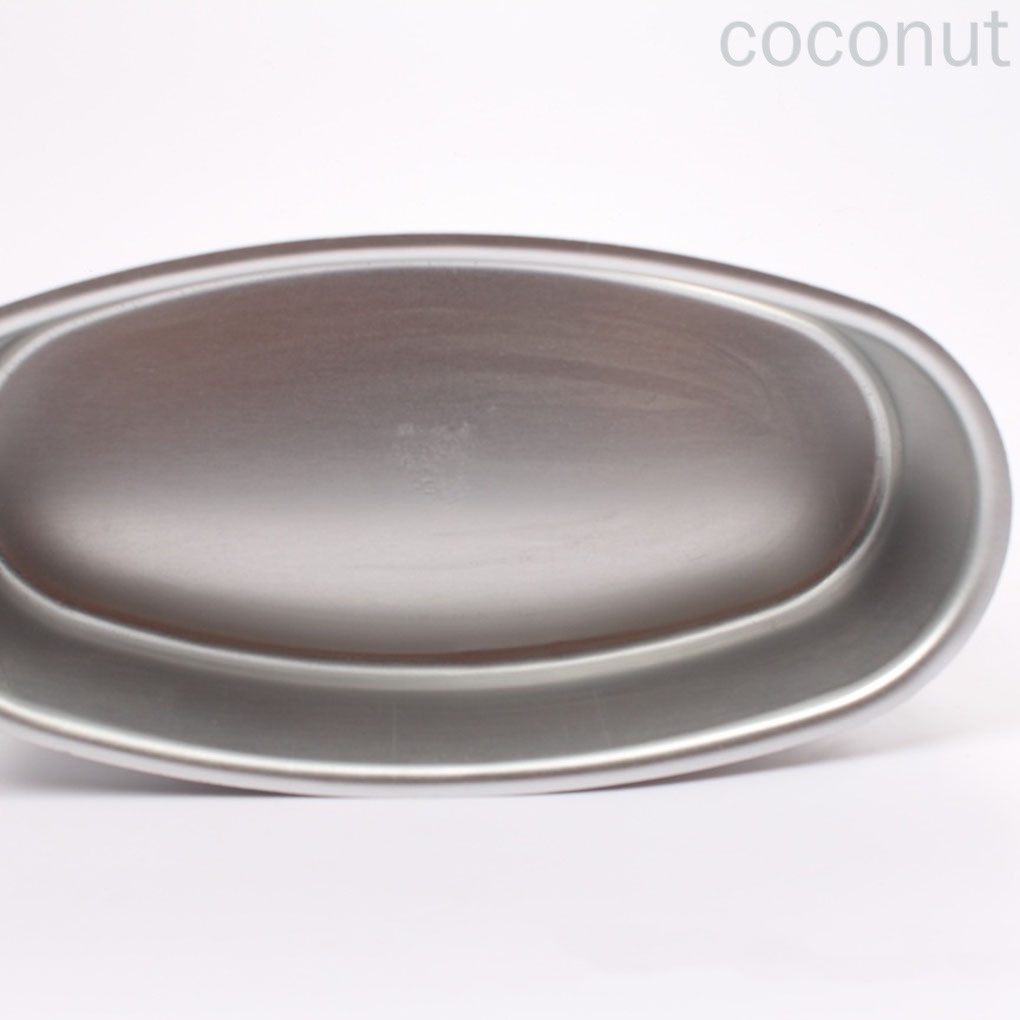 Khuôn Làm Bánh Mì / Phô Mai / Pudding / Pudding Bằng Hợp Kim Nhôm Chống Dính Hình Oval 8 Inch