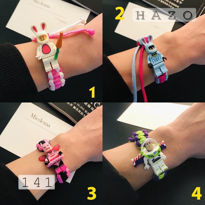 VÒNG TAY LEGO THỜI TRANG PARACORD NHIỀU MẪU CỰC HOT | BigBuy360 - bigbuy360.vn