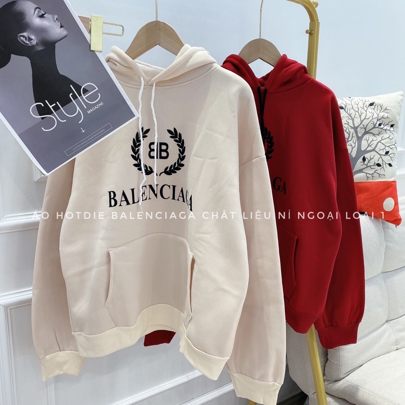 BÁN SỈ ÁO NỈ MŨ HOODI BA.LENN NỮ 2 MÀU | BigBuy360 - bigbuy360.vn
