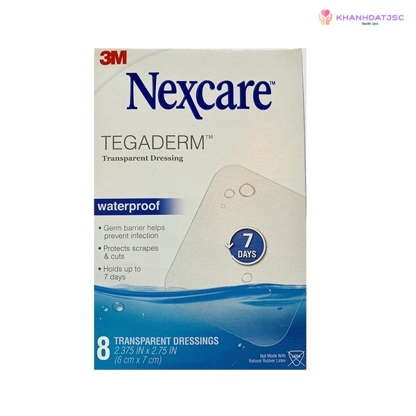 Miếng dán Nexcare Tegaderm chống thấm nước trong suốt H1624