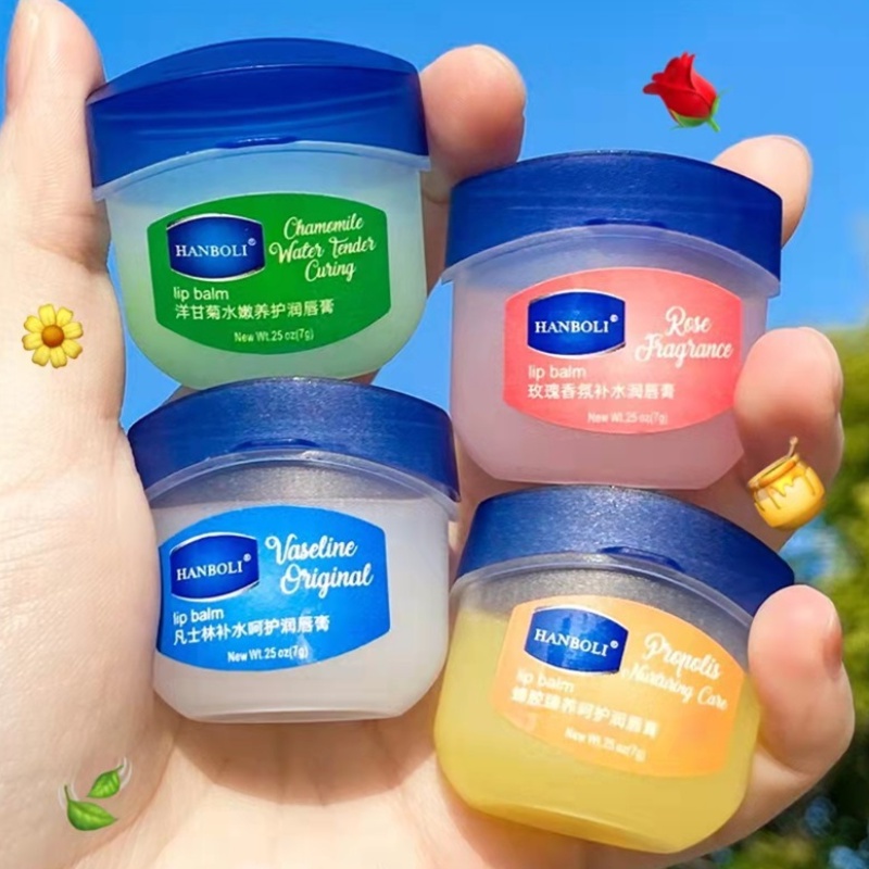 Sáp - son dưỡng môi Vaseline dưỡng ẩm ngăn ngừa nứt nẻ thâm môi dạng hũ Hatola