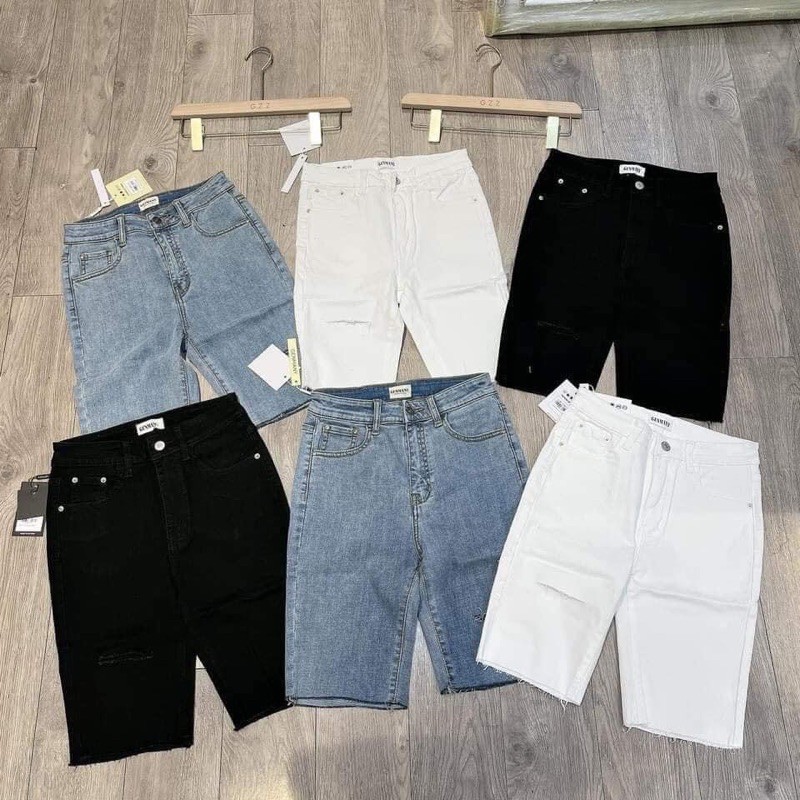 Quần ngố bò rách