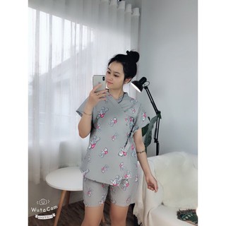 Bộ ngủ kimono kate thái tay ngắn quần ngắn