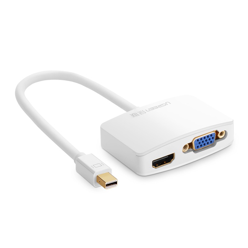 Cáp chuyển đổi Mini Displayport to HDMI và VGA Ugreen 10427