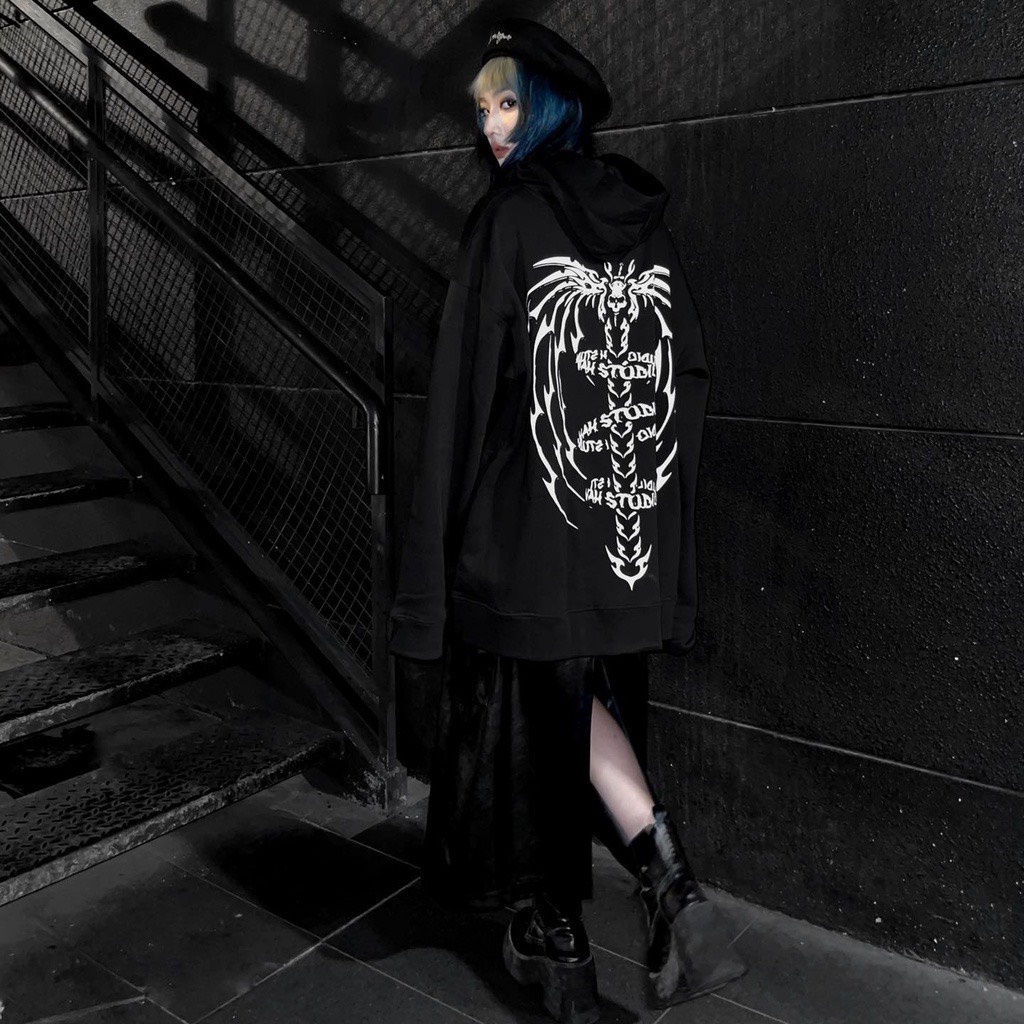Áo nỉ hoodie nữ form rộng cute hàn quốc CaMa Store M420