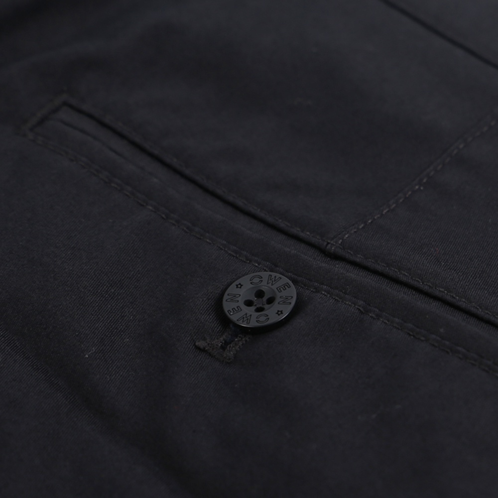 Quần khaki Nam Owen Cotton/spandex Slimfit Đen  - QKSL23627