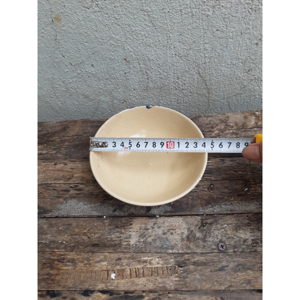 Tô sành viền xanh đường kính 14cm