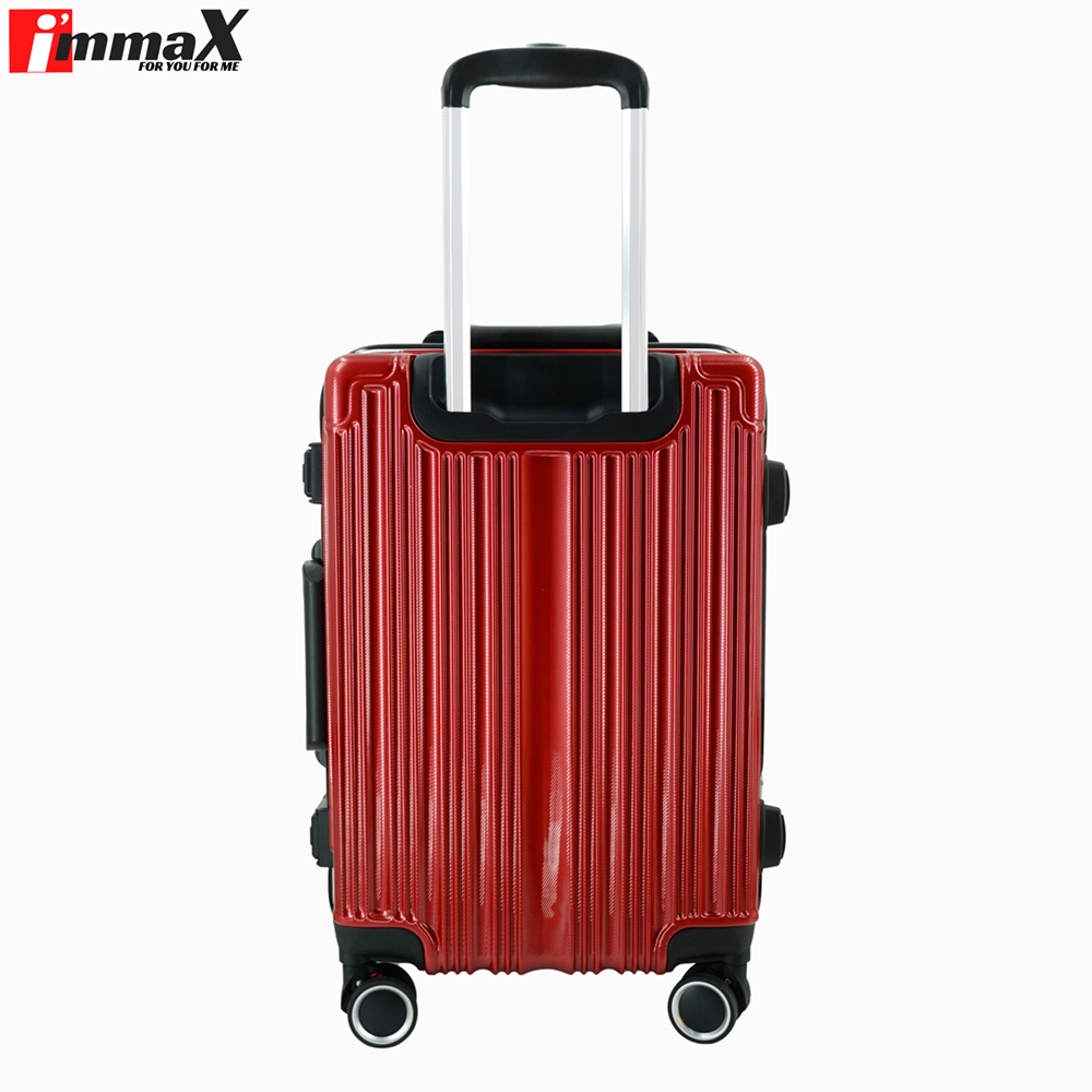 Vali nhựa khung nhôm nắp gập immaX 20 size 20inch xách tay lên máy bay bảo hành 3 năm, 1 đổi 1 trong 12 tháng
