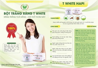 Bột trắng răng Twhite