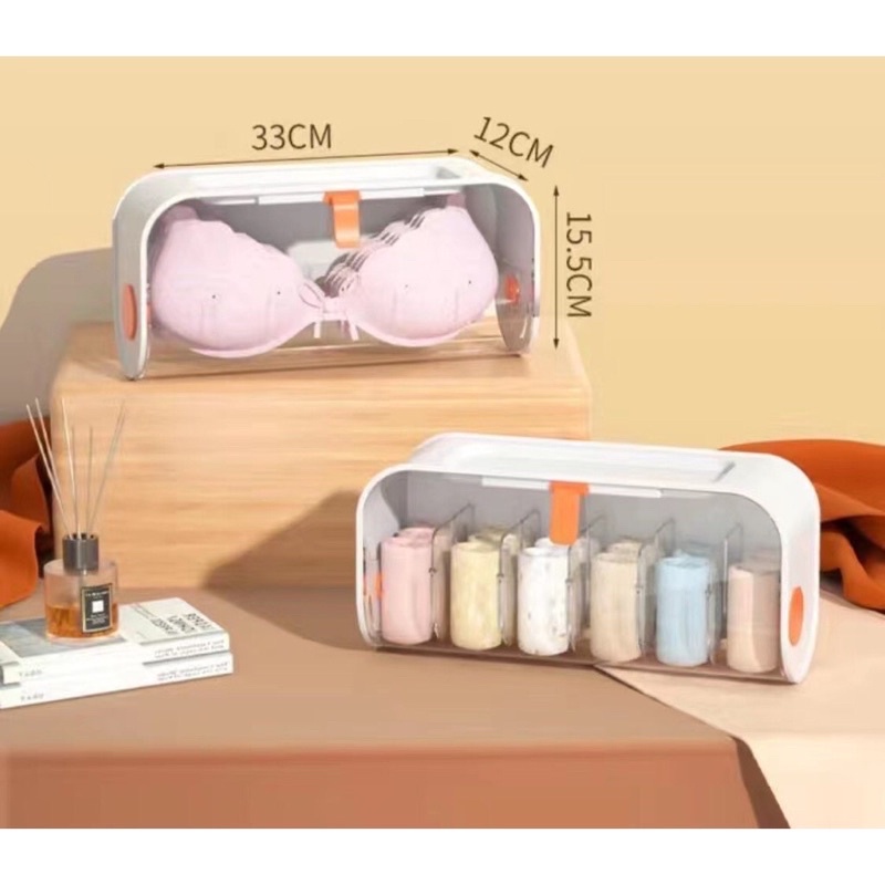 Hộp đựng đồ lót/tất treo tường tiện dụng