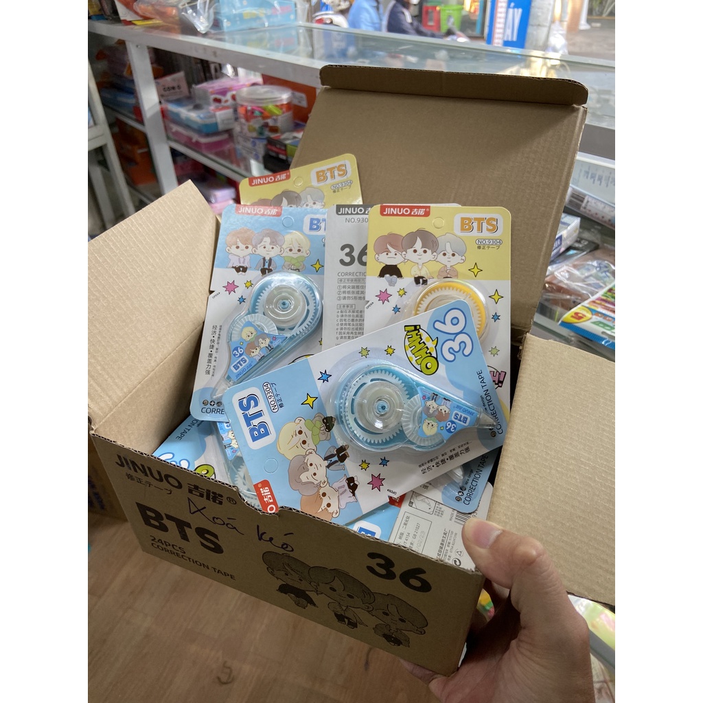 ✅ Bút Xoá Kéo khô BTS - Băng xóa BTS - Giá Siêu Hợp Lý