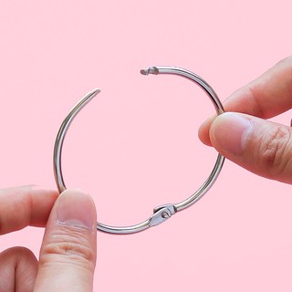 Khoen tròn đóng mở làm album flash card 1.5cm-5cm