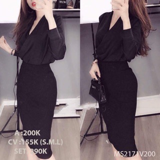 SET ÁO XẾP LY & CHÂN VÁY