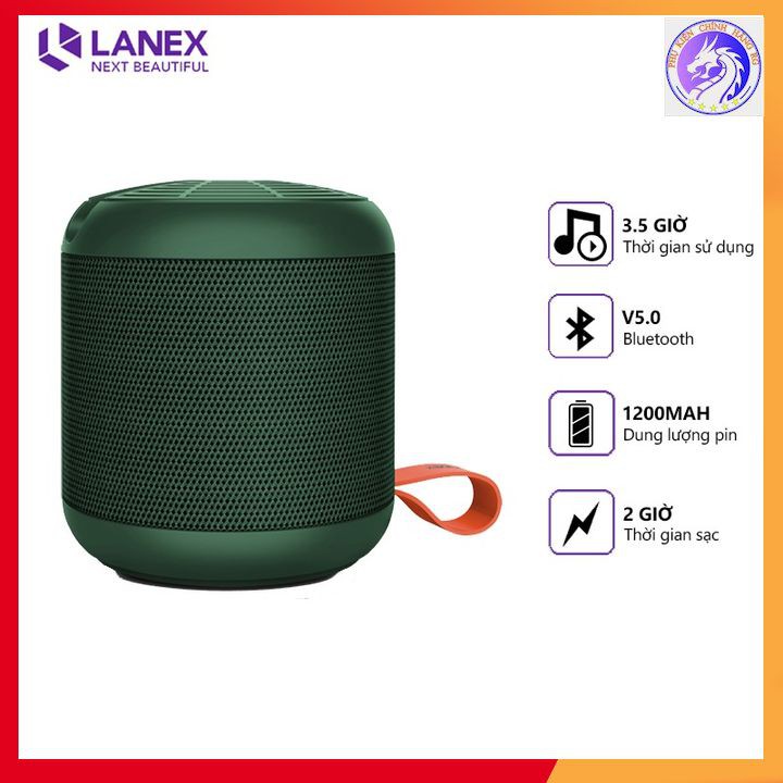 Loa Bluetooth LANEX LSK - W05 V5.0 Âm Nhạc Sống Động Pin Trâu Có Giá Đỡ Tương Thích Nhiều Thiết Bị