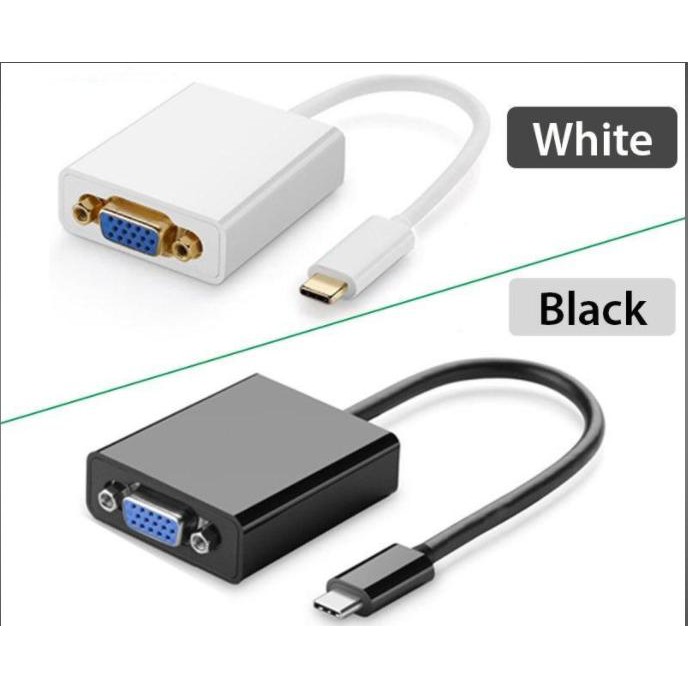 Cáp chuyển tín hiệu Usb Type-c ra VGA, Type-C to VGA