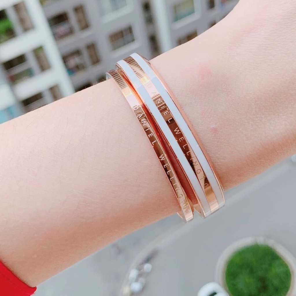 Vòng tay DW Classic Cuff Rose Gold - DW Chính Hãng