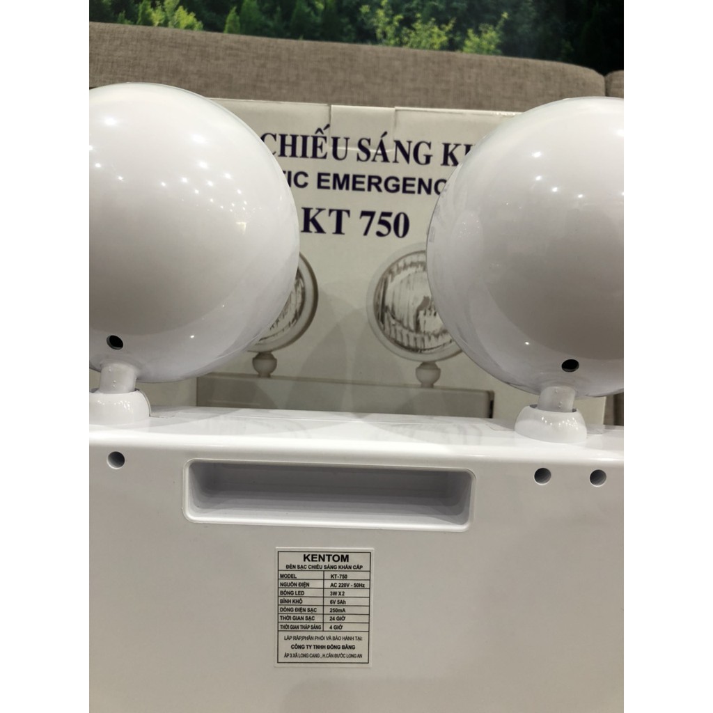 [HCM] SIÊU GIẢM GIÁ Đèn sạc chiếu sáng khẩn cấp Kentom KT750- Hình thật