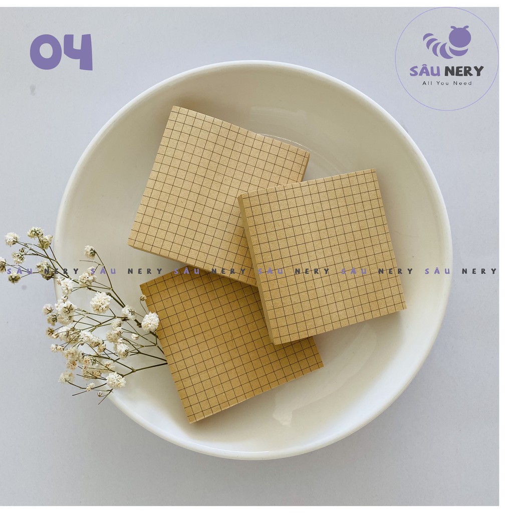 Sâu Nery - SN21 - Tập giấy note Basic Vintage