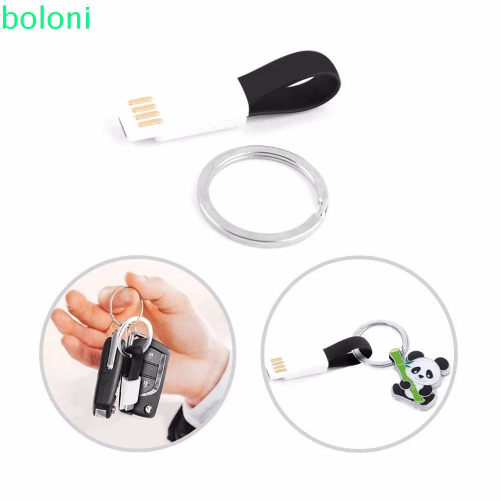Móc chìa khóa ngắn có tích hợp USB micro type C sạc nhanh Android IOS đa năng