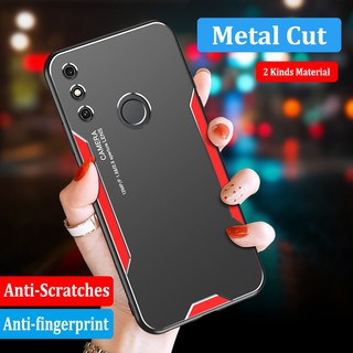 Case OPPO A12e A3s A5s A12 A83 Reno 2 2Z 2F 3 4G A5 A9 2020 F11 R9S A59 F1S A71 A71k Realme C1 A91 F15 A1 A9 A9X A11X AX5S AX7 Casing Metal Cut Blade Sharp Scratch Resistant Anti-Fingerprint Soft Side HP Shockproof Phone Back Covers